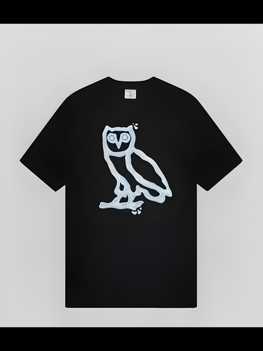Owl Graphic Black Bird T-Shirt - Unbranded
